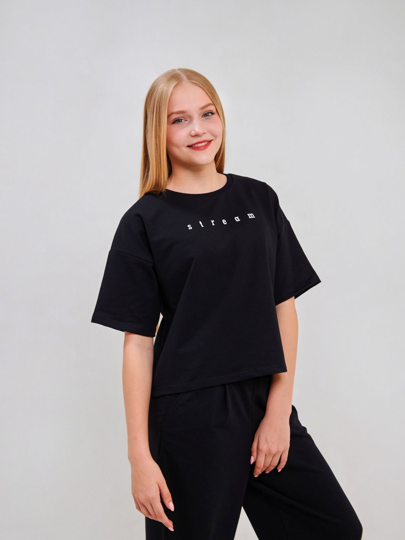 Футболка SMIL модель smil_114971-cernyj Фото