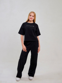 Футболка SMIL модель smil_114971-cernyj Футболка SMIL модель smil_114971-cernyj Фото