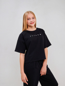 Футболка SMIL модель smil_114971-cernyj Фото