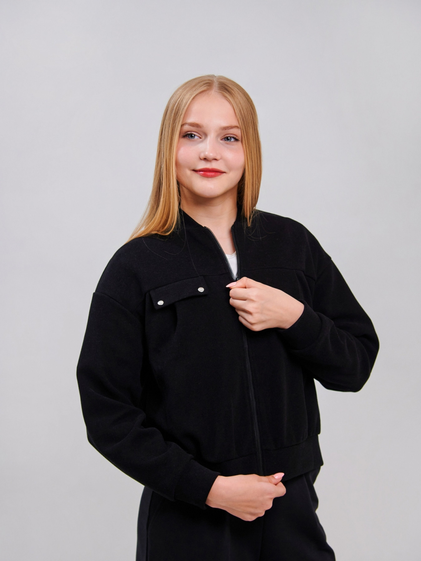 Кофта SMIL модель smil_116641-cernyj Фото