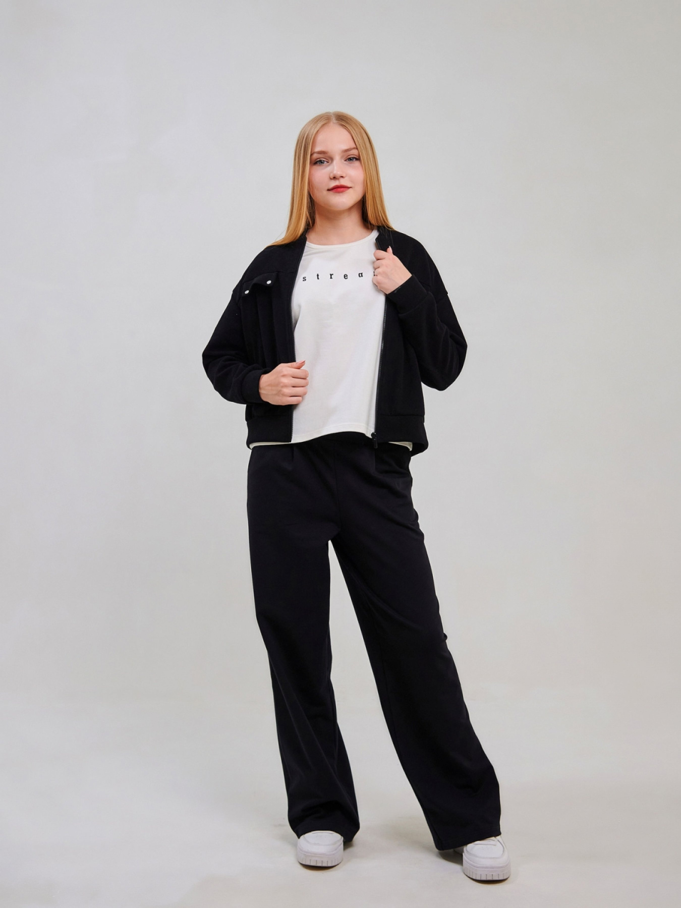 Кофта SMIL модель smil_116641-cernyj Фото