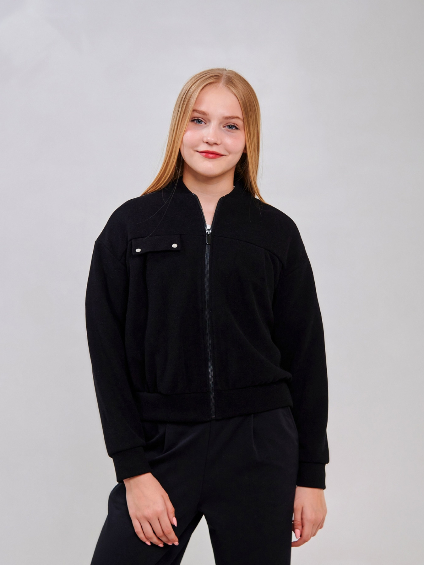 Кофта SMIL модель smil_116641-cernyj Фото