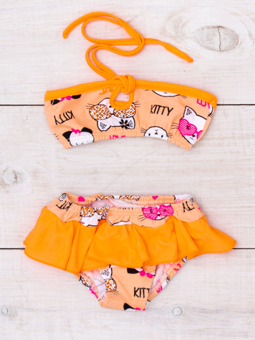 Купальник Носи своє модель 4000-043-kotiki-persik-pomaranchevij Фото