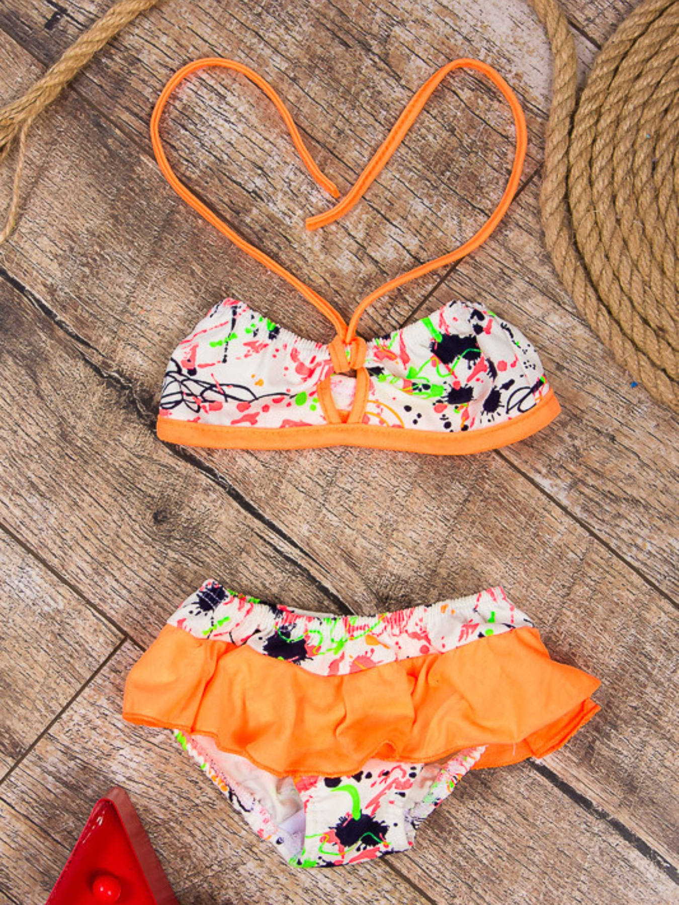 Купальник Носи своє Модель 4000-043-plqmi-pomaranchevij Фото