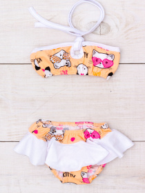 Купальник Носи своє модель 4000-043-kotiki-persik-blij Фото