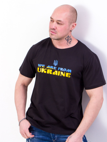 Футболка Носи своє модель 8012-ukraine-chornij - фото