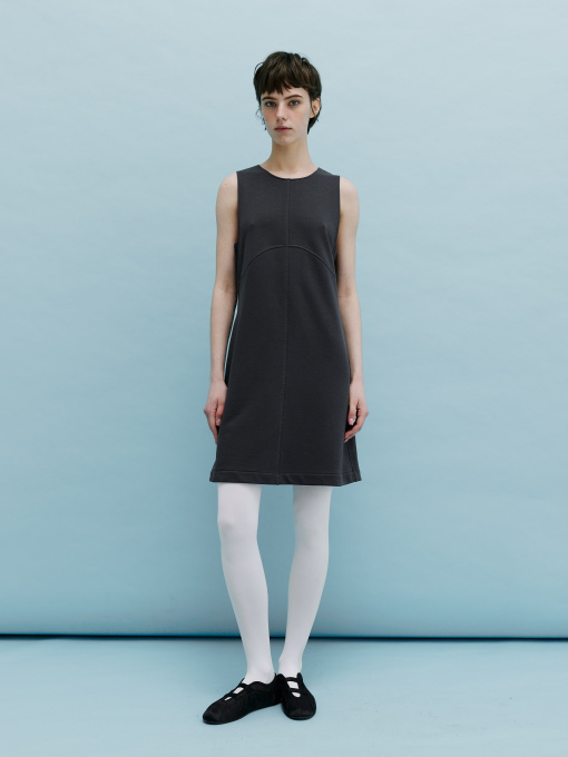 Платье мини Роза модель 230729_grey Фото