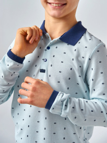 Поло SMIL Модель smil_114100-risunok-na-golubom Фото