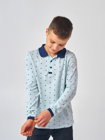 Поло SMIL модель smil_114100-risunok-na-golubom Поло SMIL модель smil_114100-risunok-na-golubom Фото