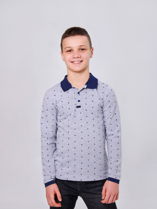 Поло SMIL модель smil_114100-risunok-na-serom Фото