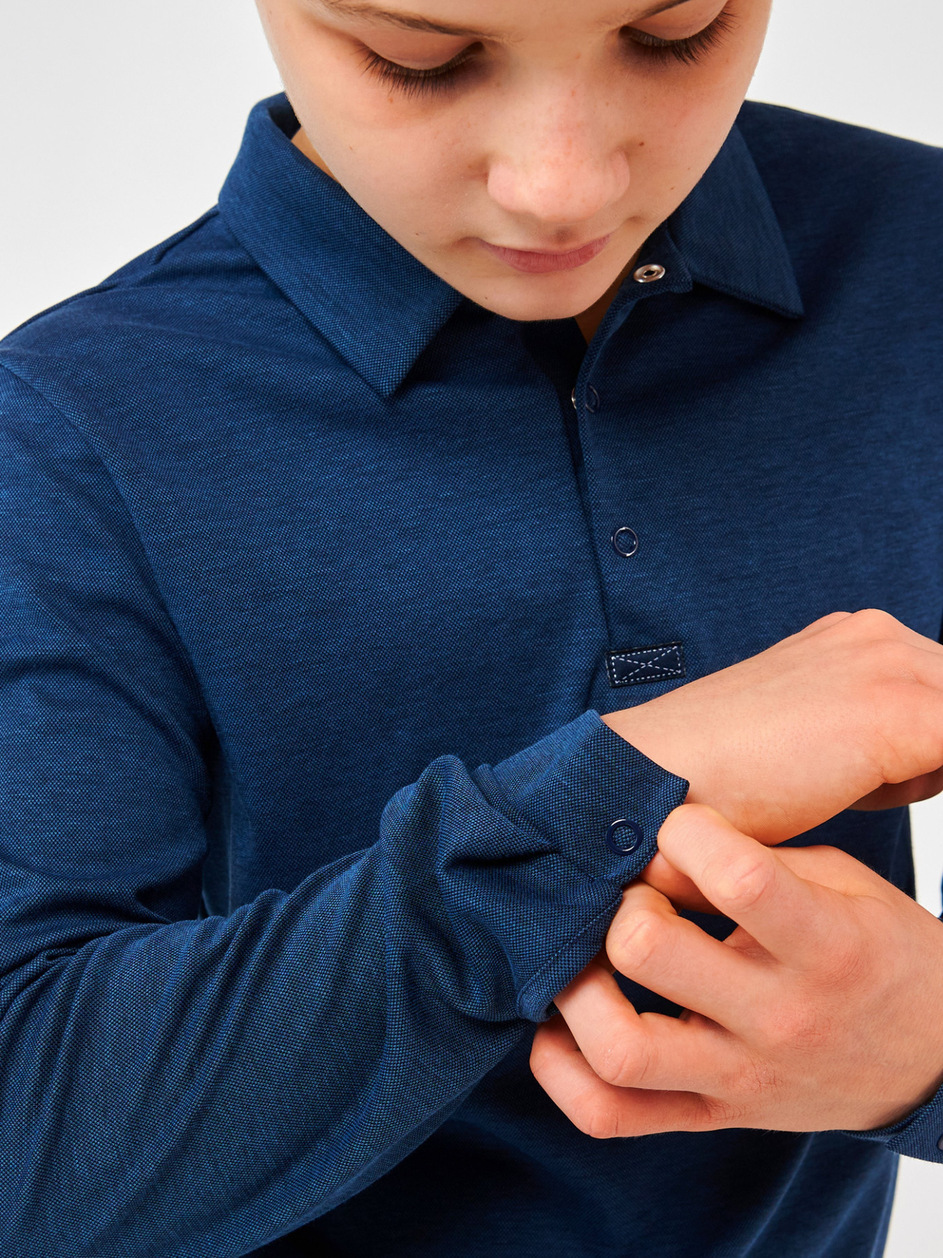 Поло SMIL модель smil_114105-sinij-melanz Фото