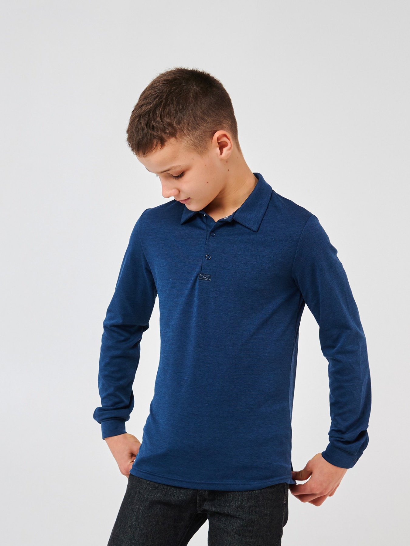 Поло SMIL модель smil_114105-sinij-melanz Фото