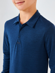 Поло SMIL модель smil_114105-sinij-melanz Поло SMIL модель smil_114105-sinij-melanz Фото