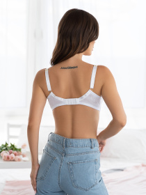 Бюстгальтер ISSA Plus модель BL3-132_белый Бюстгальтер ISSA Plus модель BL3-132_белый Фото