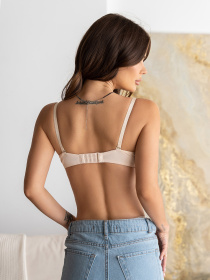 Бюстгальтер ISSA Plus модель BL3-135_бежевый Фото