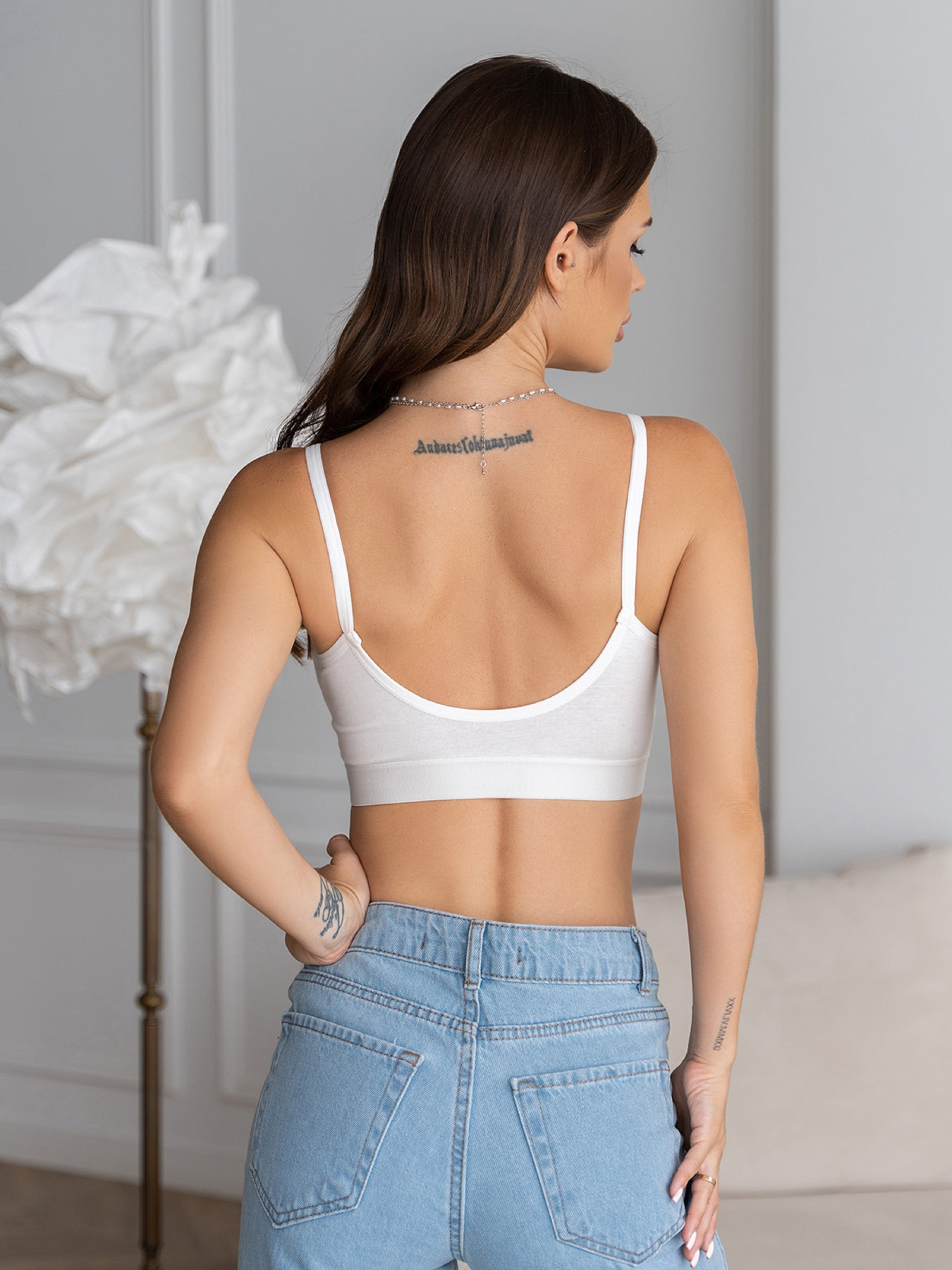 Топ ISSA Plus модель BL3-136_молочный Фото