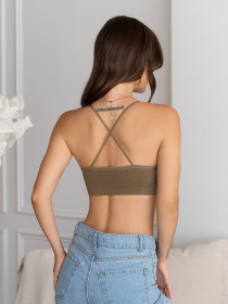 Топ ISSA Plus модель BL3-138_коричневый Фото