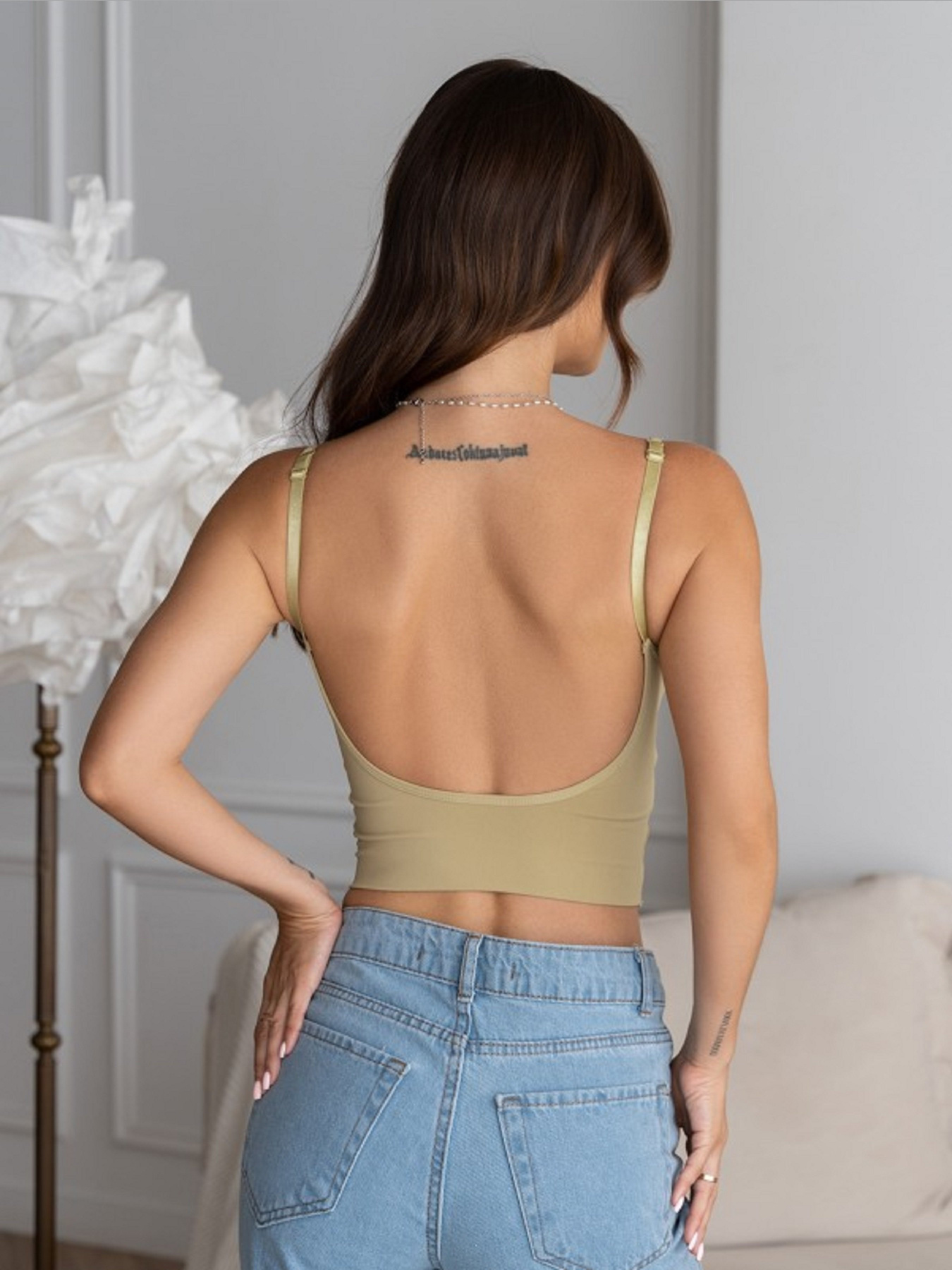 Топ ISSA Plus модель BL3-139_оливковый Фото