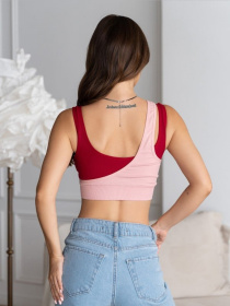 Топ ISSA Plus модель BL3-144_розовый_красный Фото