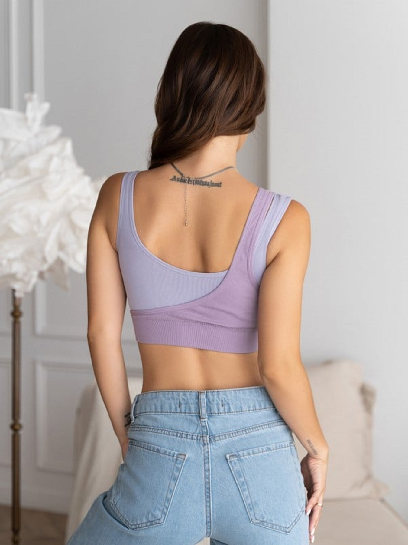 Топ ISSA Plus модель BL3-144_сиреневый Фото