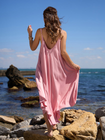 Сарафан ISSA Plus модель 14773_розовый Фото