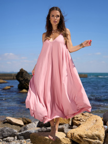 Сарафан ISSA Plus модель 14773_розовый Фото