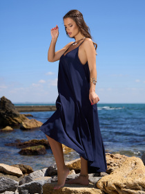 Сарафан ISSA Plus модель 14773_темно_синий Сарафан ISSA Plus модель 14773_темно_синий Фото