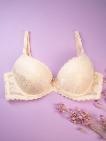 Бюстгальтер ISSA Plus модель BL3-128_бежевый Фото