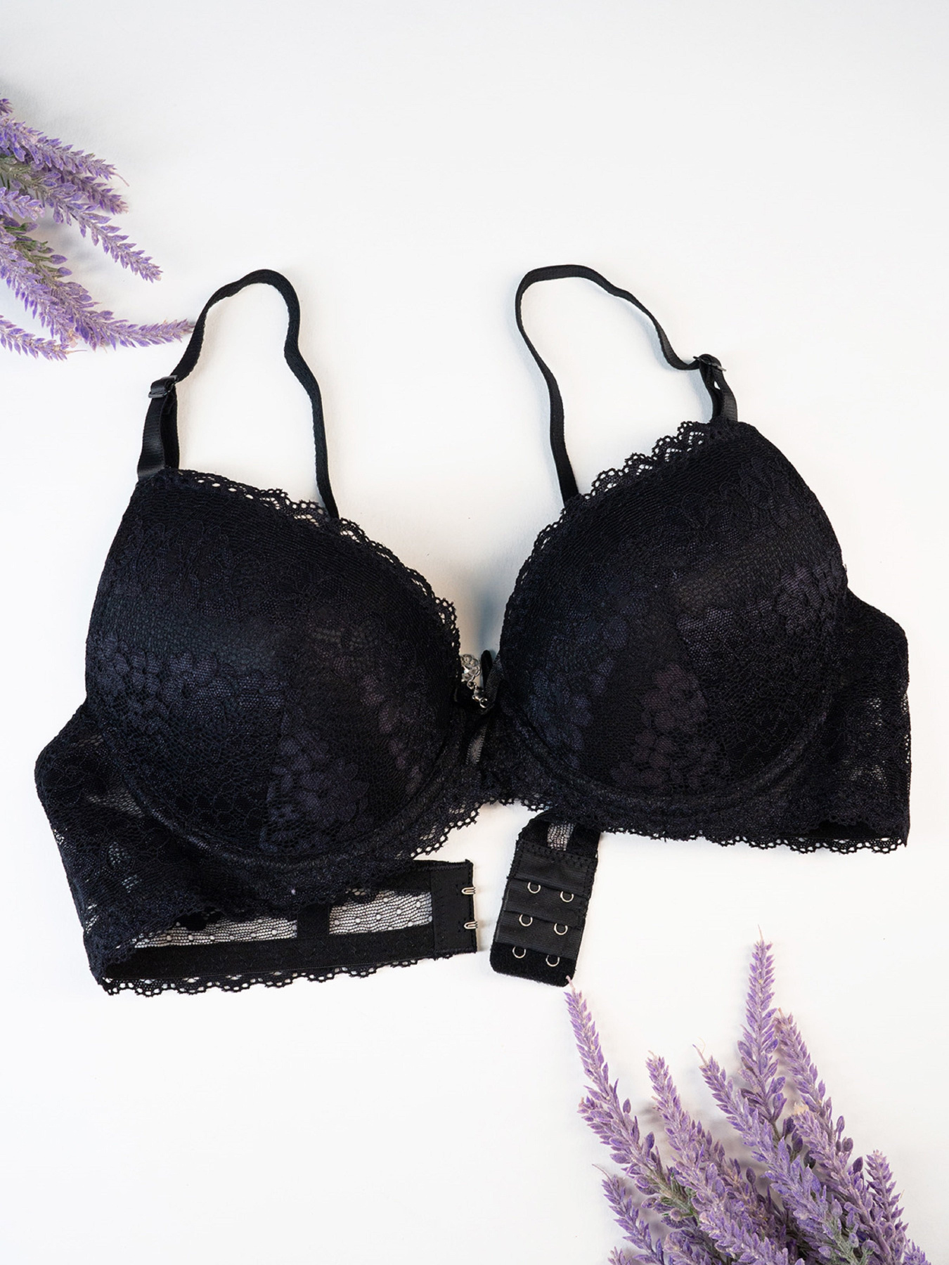 Бюстгальтер ISSA Plus модель BL3-128_черный Фото