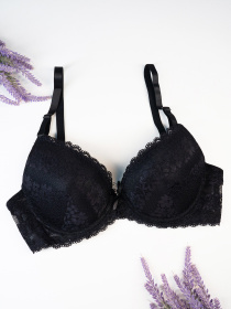 Бюстгальтер ISSA Plus модель BL3-128_черный Бюстгальтер ISSA Plus модель BL3-128_черный Фото