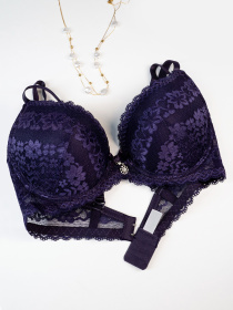 Бюстгальтер ISSA Plus модель BL3-128_фиолетовый Фото