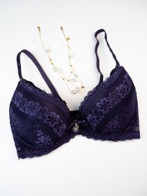 Бюстгальтер ISSA Plus модель BL3-128_фиолетовый Фото