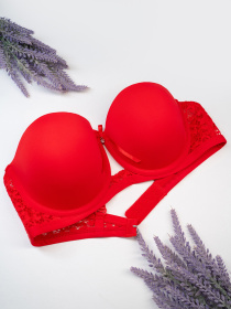 Бюстгальтер ISSA Plus модель BL3-129_красный Фото