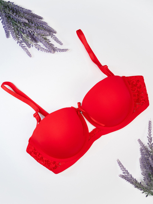 Бюстгальтер ISSA Plus модель BL3-129_красный Фото