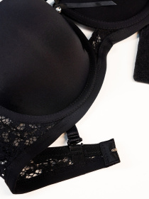 Бюстгальтер ISSA Plus модель BL3-129_черный Бюстгальтер ISSA Plus модель BL3-129_черный Фото