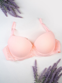 Бюстгальтер ISSA Plus модель BL3-160_розовый Фото