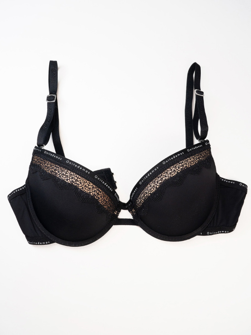 Бюстгальтер ISSA Plus модель BL3-134_черный_бежевый Фото