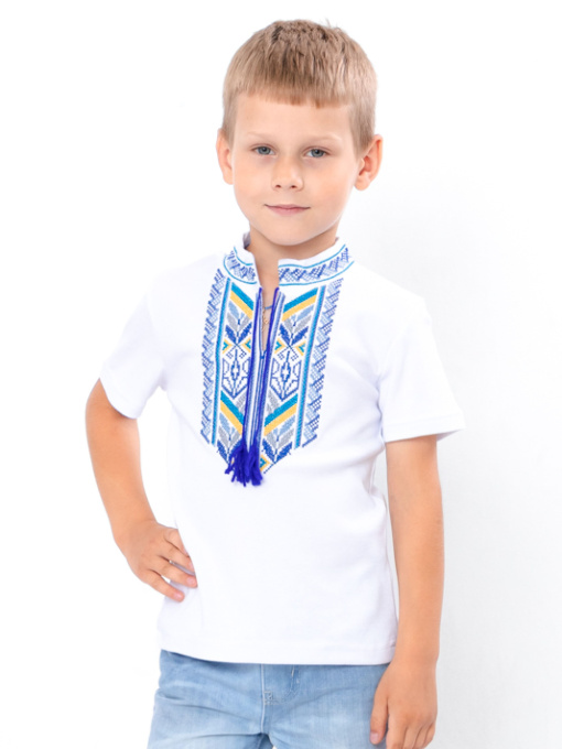 Вишита сорочка Носи своє модель 6127-038-22-1-zhovto-blakitnij Фото