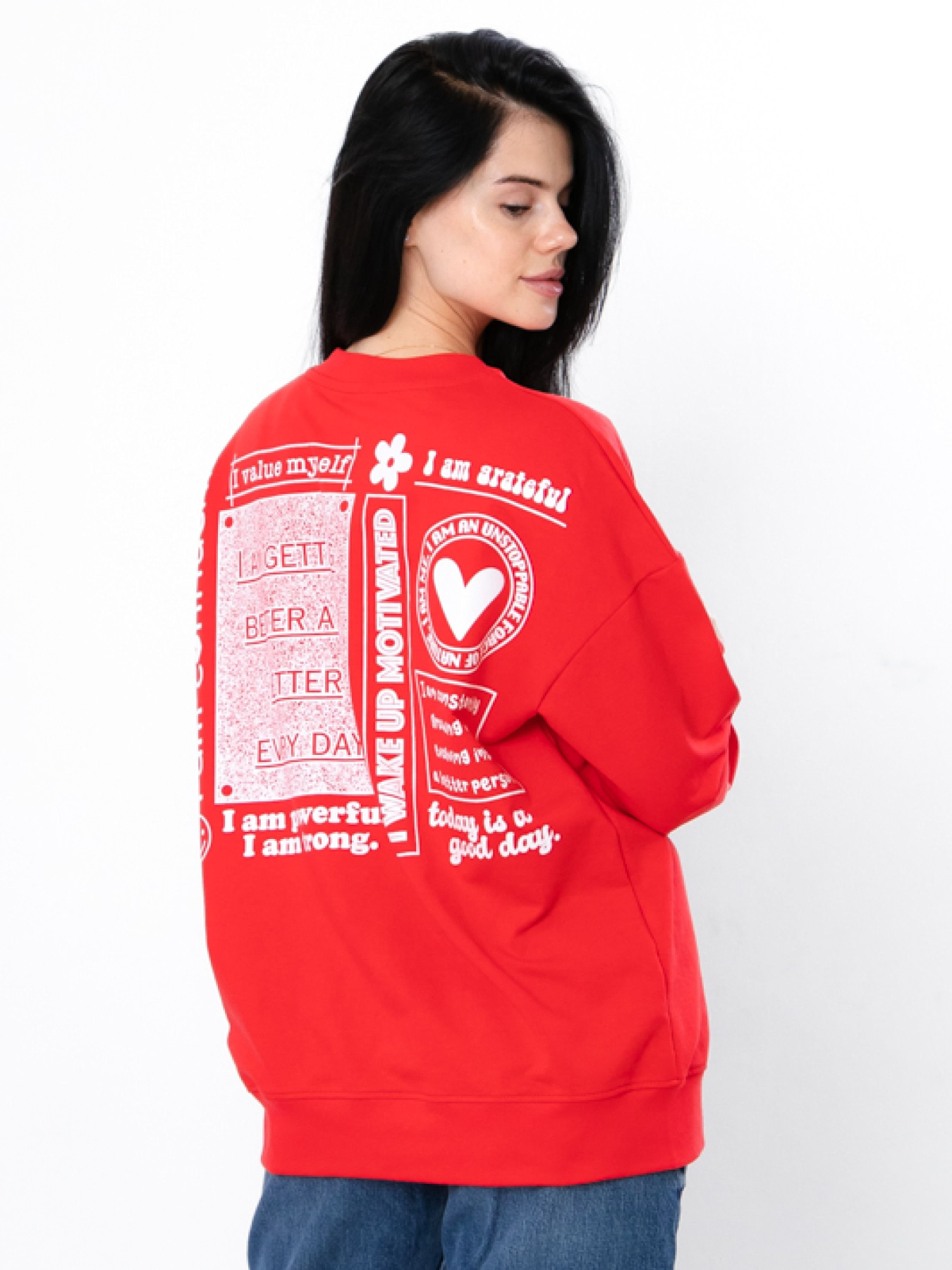 Свитшот Носи своє модель 3355-057-33-2-chervonij Фото