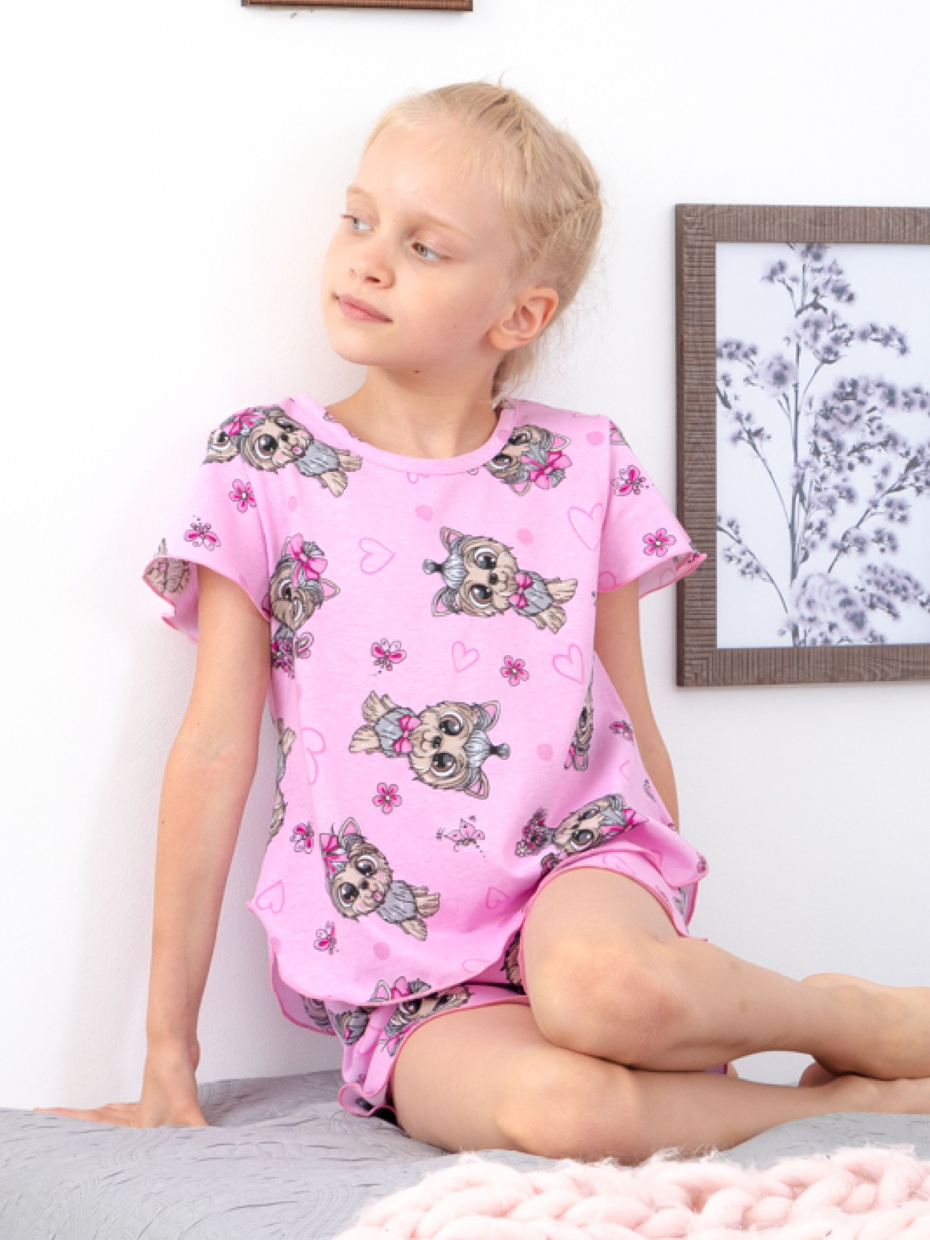 Пижама Носи своє модель 6372-002-1-sobachka-rozhevij Фото