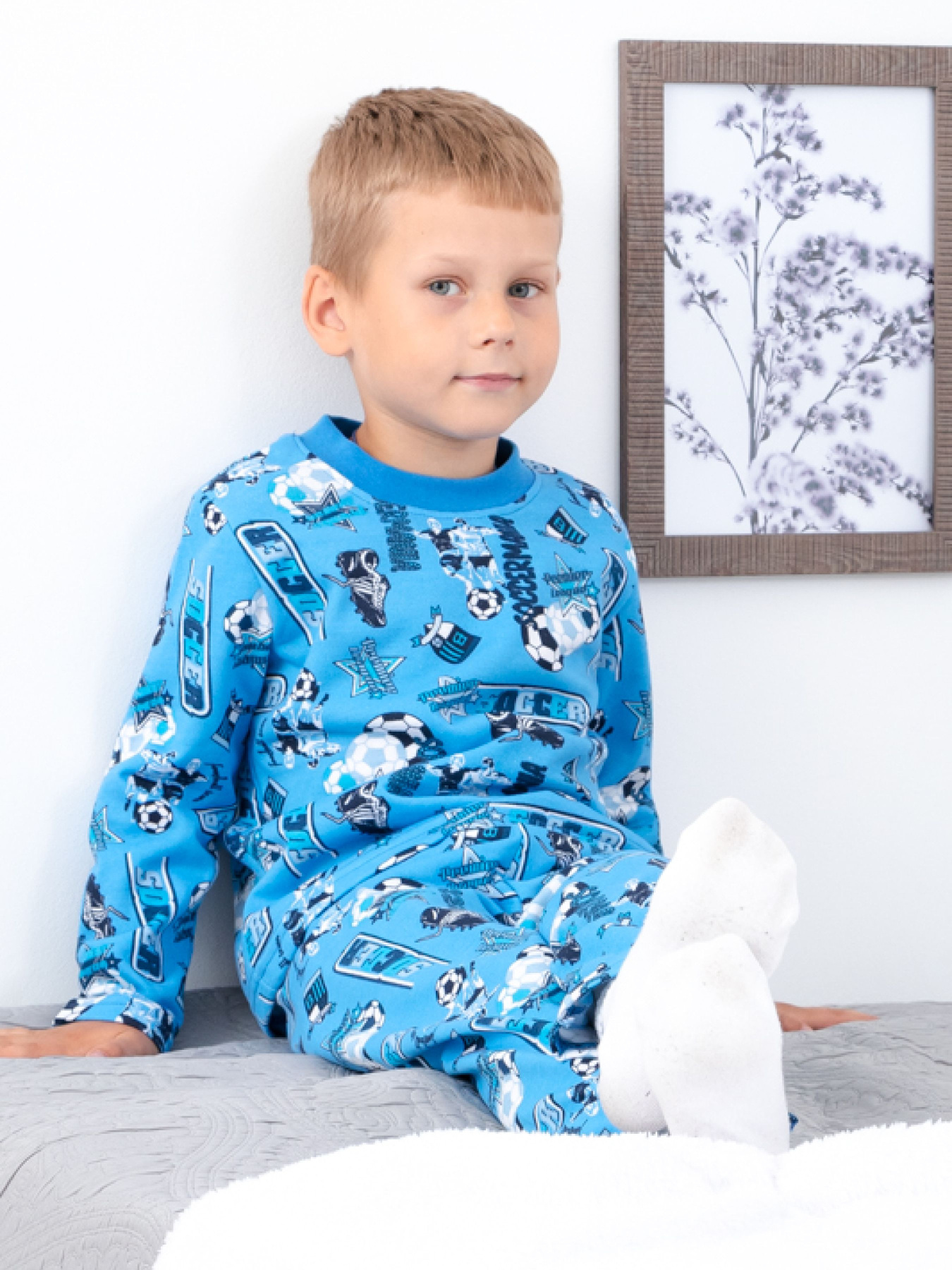 Пижама Носи своє модель 6076-024-4-futbol-lazurnij Фото