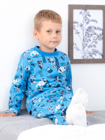 Пижама Носи своє модель 6076-024-4-futbol-lazurnij Фото