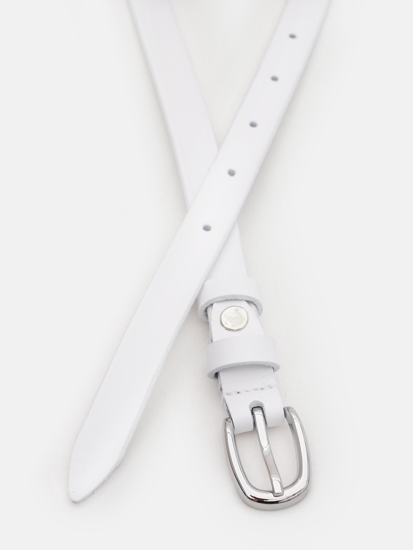 Ремінь Borsa Leather модель 100v1genw55-white Фото