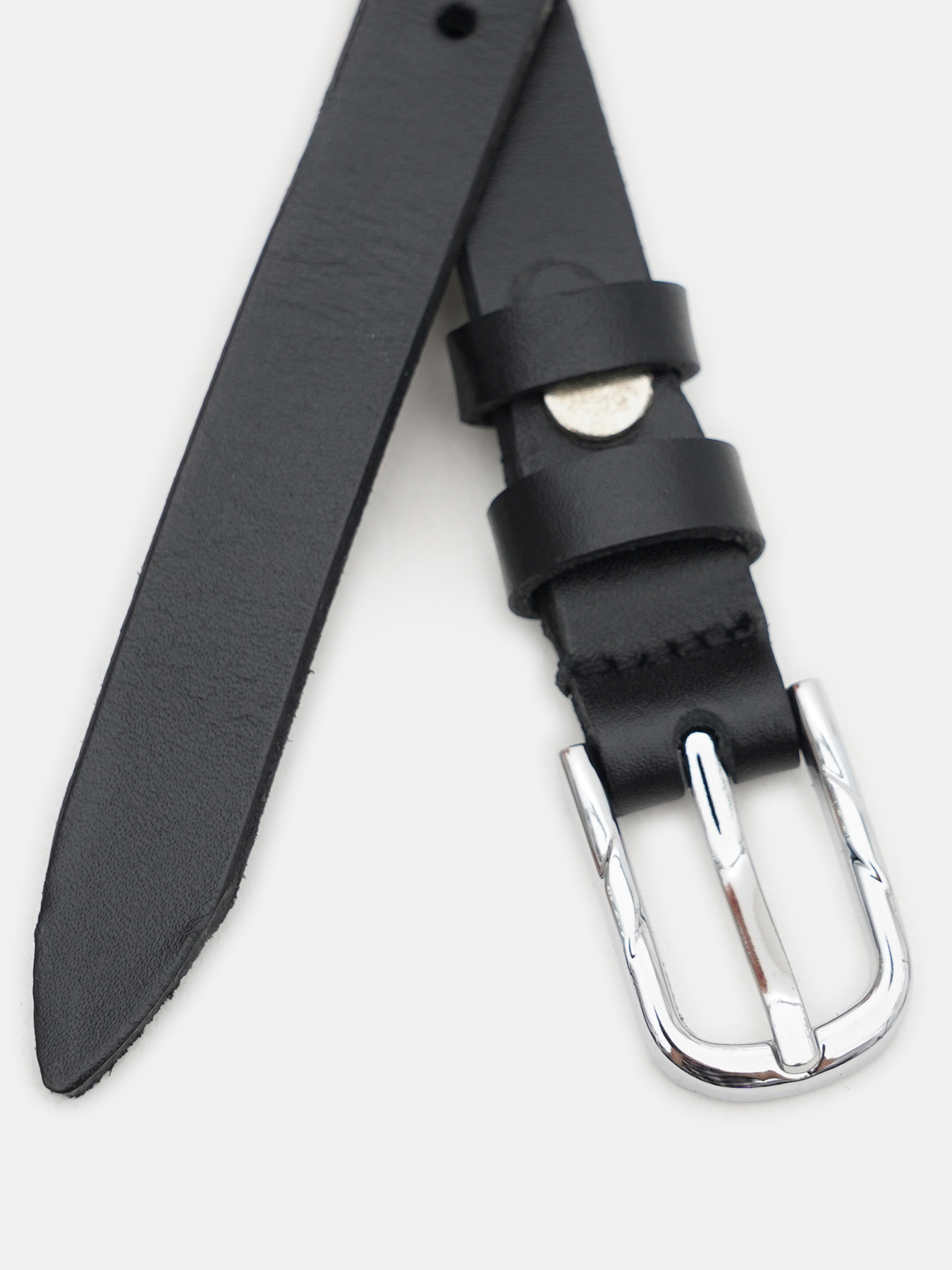 Ремінь Borsa Leather модель 100v1genw59-black Фото