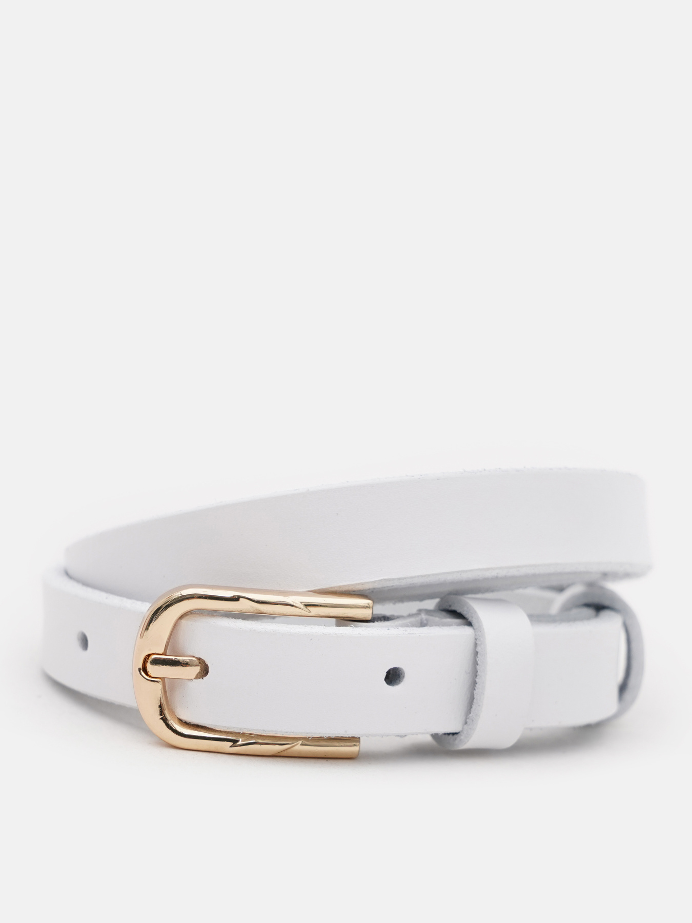 Ремінь Borsa Leather модель 100v1genw65-white Фото