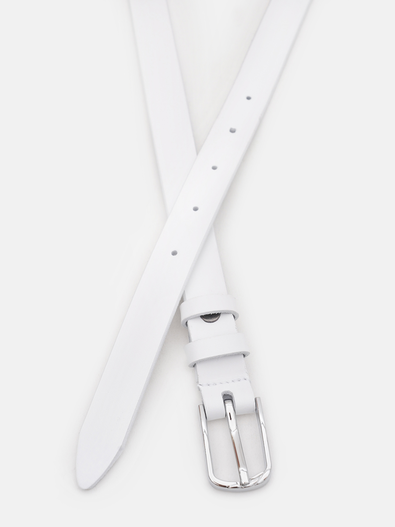 Ремінь Borsa Leather модель 110v1genw69-white Фото