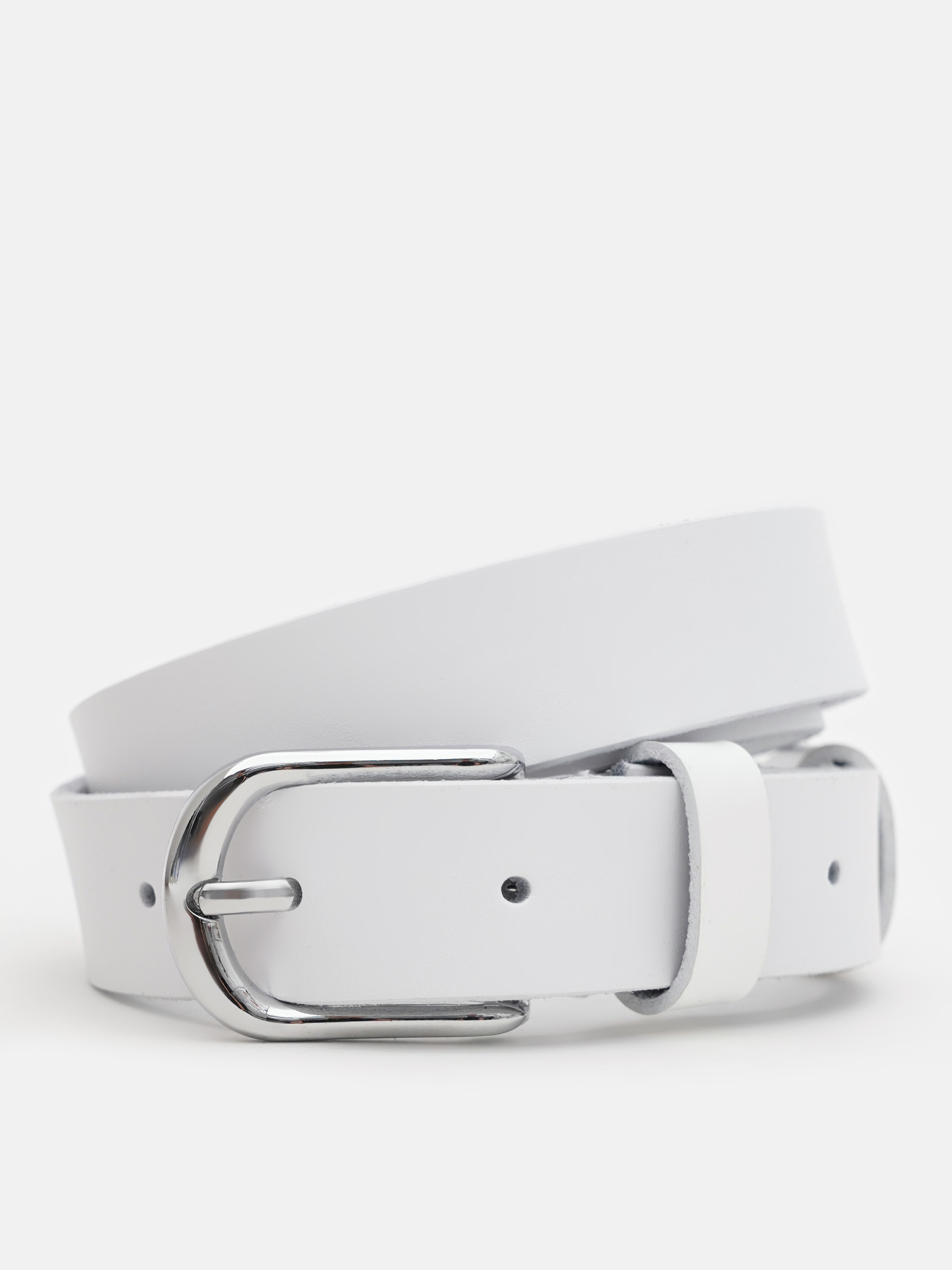 Ремінь Borsa Leather модель 100v1genw76-white Фото