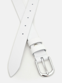 Ремінь Borsa Leather модель 110v1genw76-white Фото