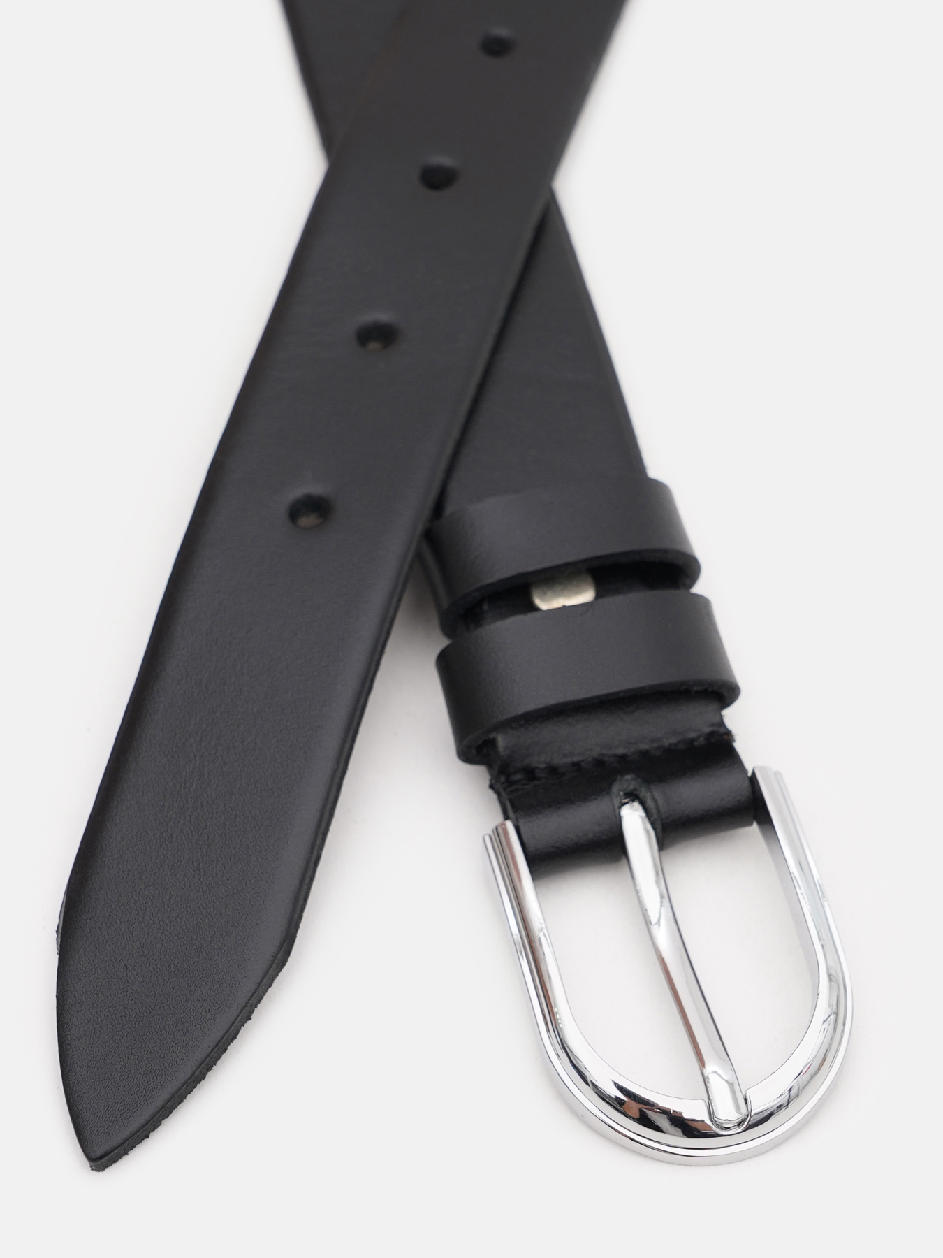 Ремінь Borsa Leather модель 110v1genw80-black Фото