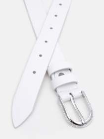 Ремінь Borsa Leather модель 110v1genw81-white Фото